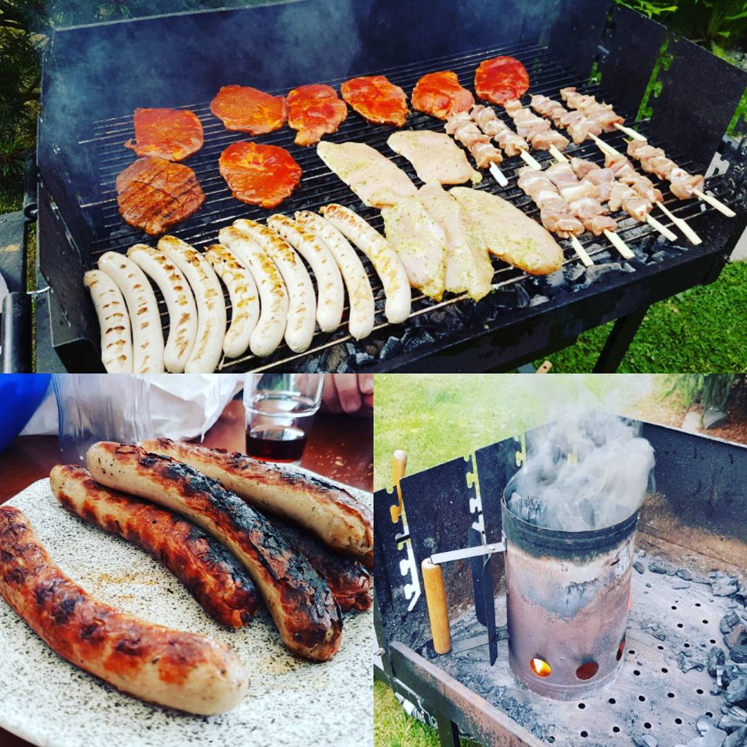 Grillen mit Familie