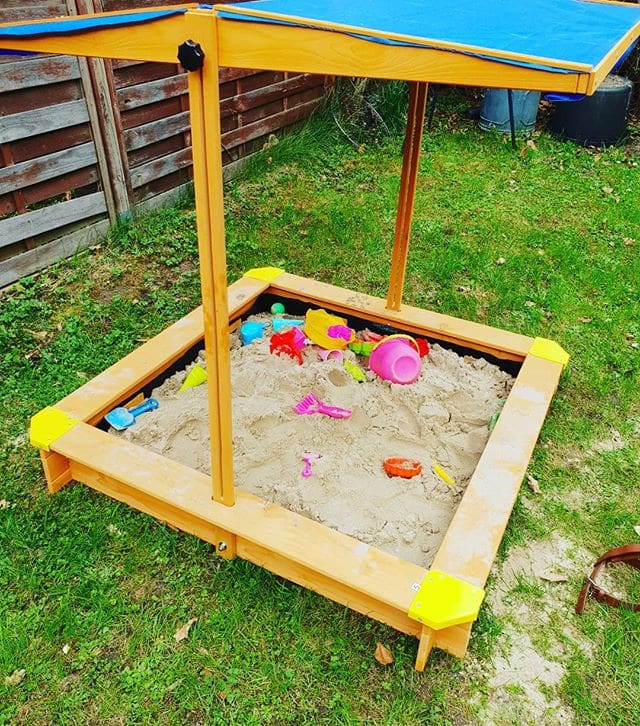 Und jetzt mit 125 Kilo Sand